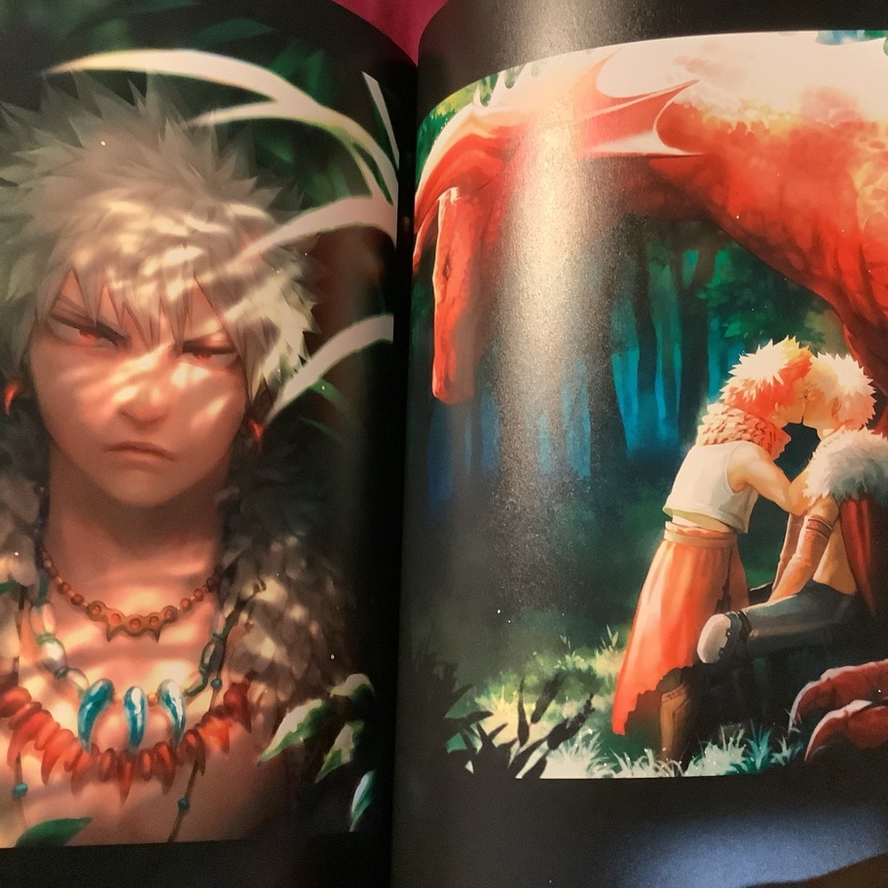 KiriBaku full-color Whoop Hoop Yaoi Doujinshi Artwork Illustrations 東京は雨が降っている
